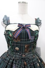 画像4: Angelic Pretty / British Bearジャンパースカート Free グリーン H-26-01-05-1057-AP-OP-NS-ZH (4)