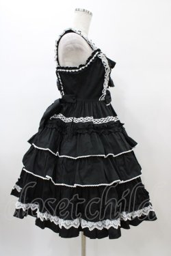 画像3: Angelic Pretty / Prettyフリルジャンパースカート Free ブラック H-26-01-05-1059-AP-OP-NS-ZH