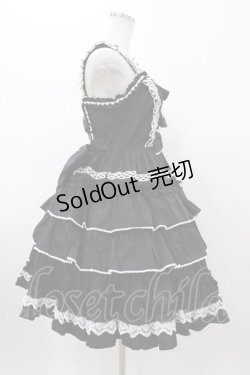 画像3: Angelic Pretty / Prettyフリルジャンパースカート Free ブラック H-26-01-05-1059-AP-OP-NS-ZH