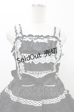 画像4: Angelic Pretty / Prettyフリルジャンパースカート Free ブラック H-26-01-05-1059-AP-OP-NS-ZH