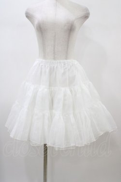 画像1: MAM MAXICIMAM / オーガンジーパニエ S ホワイト H-26-01-05-1060-0-SK-NS-ZH