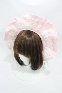 画像1: Angelic Pretty / トーションレースブリム付カチューシャ  ピンク H-26-01-05-1009-AP-AC-NS-ZH