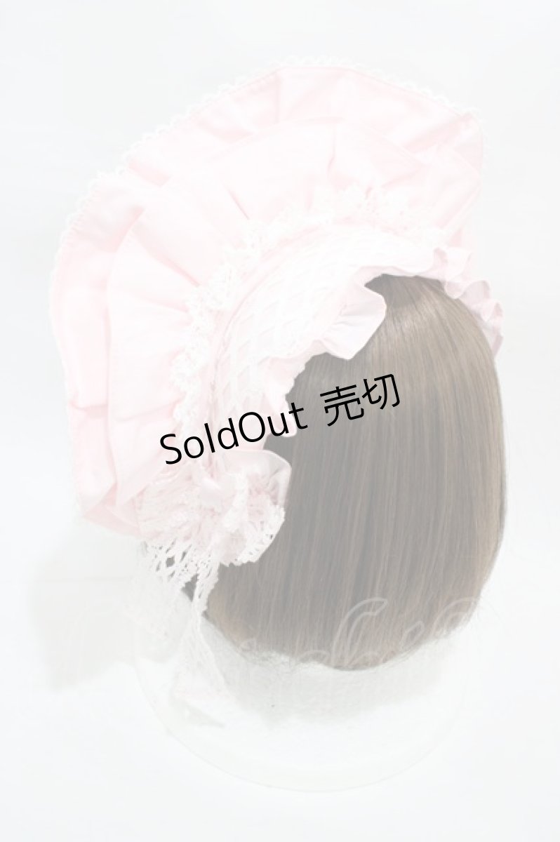 画像2: Angelic Pretty / トーションレースブリム付カチューシャ  ピンク H-26-01-05-1009-AP-AC-NS-ZH (2)