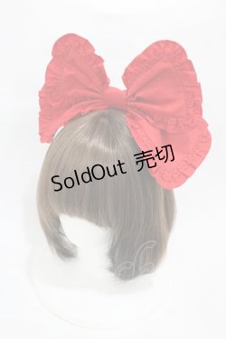 画像1: Angelic Pretty / Cuteフリルカチューシャ  レッド H-26-01-05-1012-AP-AC-NS-ZH