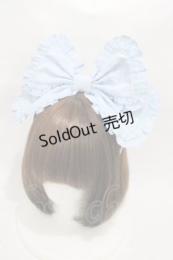 画像1: Angelic Pretty / Cuteフリルカチューシャ  サックス H-26-01-05-1015-AP-AC-NS-ZH