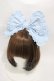 画像1: Angelic Pretty / Cuteフリルカチューシャ  サックス H-26-01-05-1015-AP-AC-NS-ZH (1)