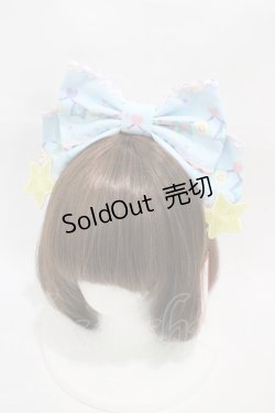 画像1: Angelic Pretty / Happy Garlandカチューシャ  サックス H-26-01-05-1016-AP-AC-NS-ZH