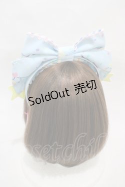 画像2: Angelic Pretty / Happy Garlandカチューシャ  サックス H-26-01-05-1016-AP-AC-NS-ZH