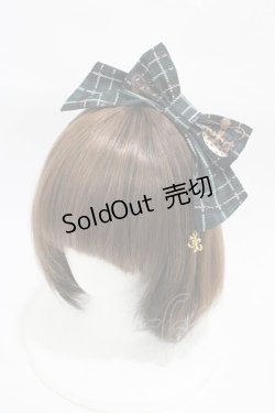 画像1: Angelic Pretty / British Bearカチューシャ  グリーン H-26-01-05-1020-AP-AC-NS-ZH