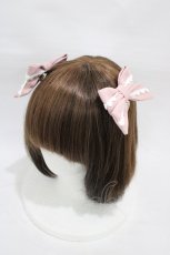画像1: DearMyLove / Emilyハートチャームリボンツインクリップ2個セット  ピンク H-26-01-05-1027-EL-AC-NS-ZH (1)