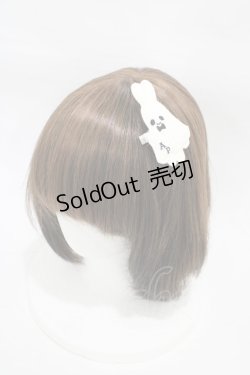 画像1: Angelic Pretty / だ〜れだ？ワッペンクリップ  シロ H-26-01-05-1028-AP-AC-NS-ZH