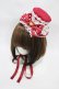 画像1: Angelic Pretty / Elegant RoseミニHat  レッド H-26-01-05-1029-AP-AC-NS-ZH (1)