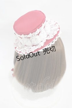 画像2: Angelic Pretty / Elegant RoseミニHat  レッド H-26-01-05-1029-AP-AC-NS-ZH