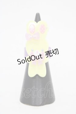 画像1: Angelic Pretty / Fancyリリカルバニーリング  イエロー H-26-01-05-1031-AP-AC-NS-ZH