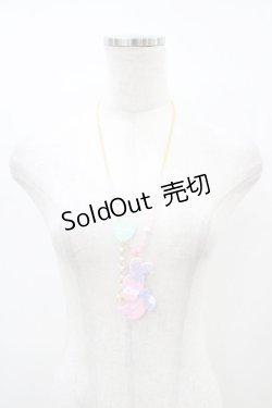 画像2: Angelic Pretty / Happyリリカルバニーネックレス  ピンク H-26-01-05-1032-AP-AC-NS-ZH