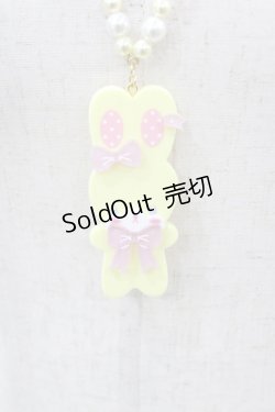 画像1: Angelic Pretty / Fancyリリカルバニーネックレス  イエロー H-26-01-05-1033-AP-AC-NS-ZH