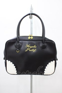 画像1: Angelic Pretty / Fancyスクールレッスンバッグ  ブラック H-26-01-05-1003-AP-BG-NS-ZH