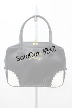 画像1: Angelic Pretty / Fancyスクールレッスンバッグ  ブラック H-26-01-05-1003-AP-BG-NS-ZH