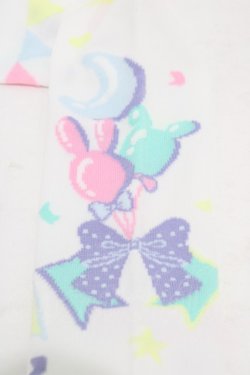 画像2: Angelic Pretty / Happy Garlandオーバーニー  シロ H-26-01-05-1036-AP-ZA-NS-ZH