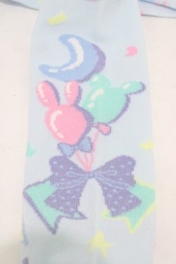 画像2: Angelic Pretty / Happy Garlandオーバーニー  サックス H-26-01-05-1037-AP-ZA-NS-ZH