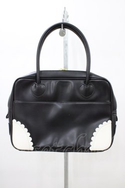 画像2: Angelic Pretty / Fancyスクールレッスンバッグ  ブラック H-26-01-05-1003-AP-BG-NS-ZH