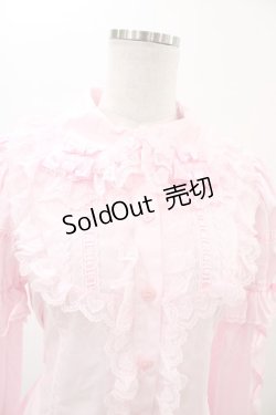 画像4: Angelic Pretty / おめかしはしごレース付け袖ブラウス Free ピンク H-26-01-05-1039-AP-BL-NS-ZH