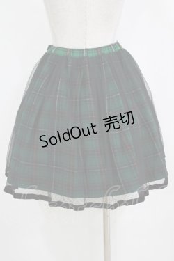 画像3: Emily Temple cute / チュールタータンスカート  グリーン H-26-01-06-022-ET-SK-KB-ZH