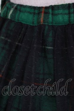 画像4: Emily Temple cute / チュールタータンスカート  グリーン H-26-01-06-022-ET-SK-KB-ZH