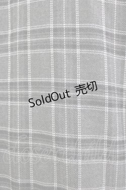 画像4: merry jenny / チェックブラウジングリボンワンピース  グレー H-26-01-06-027-LO-OP-KB-ZH