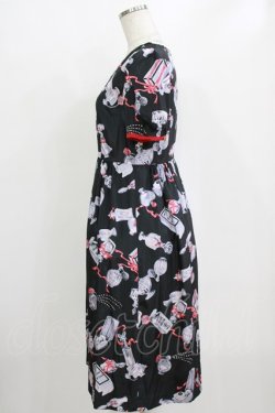 画像2: MILK / レトロトワレワンピ  ブラックベース H-26-01-06-028-ML-OP-KB-ZH