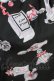 画像4: MILK / レトロトワレワンピ  ブラックベース H-26-01-06-028-ML-OP-KB-ZH (4)