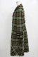 画像2: Jane Marple / ウールタータンのダブルボタンコート  グリーン H-26-01-06-031-JM-CO-KB-ZH (2)