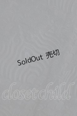 画像4: Qutie Frash / 帯風ロングオーバーコルセット  黒×青 H-26-01-06-033-QU-SK-KB-ZH