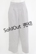 Candy Stripper / CHECK TACKED PANTS  ブラックチェック H-26-01-06-034-PU-PA-KB-ZH