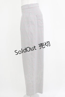 画像2: Candy Stripper / CHECK TACKED PANTS  ブラックチェック H-26-01-06-034-PU-PA-KB-ZH