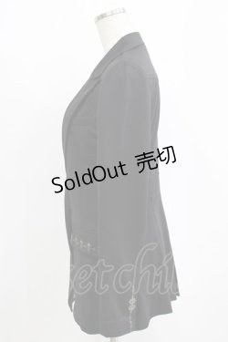 画像2: Rozen Kavalier / 刺繍ロングジャケット  ブラック H-26-01-06-037-OO-JA-KB-ZH