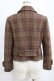 画像3: Jane Marple / ビッググレンチェックのジャケット  ブラウン H-26-01-06-039-JM-JA-KB-ZH (3)