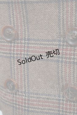 画像4: Jane Marple / ビッググレンチェックのジャケット  ブラウン H-26-01-06-039-JM-JA-KB-ZH