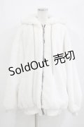 DimMoire / BABY SHEEPファーパーカー  ホワイト H-26-01-06-042-PU-CO-KB-ZH