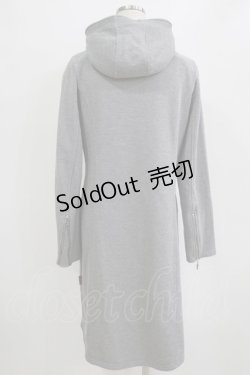 画像3: Ozz conte / 刺繍ロングパーカー  グレー H-26-01-06-043-OO-TO-KB-ZH