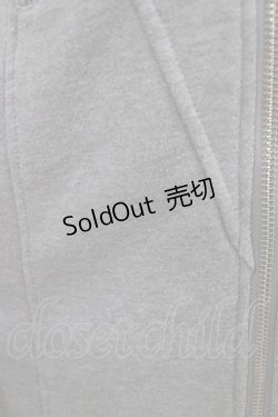 画像6: Ozz conte / 刺繍ロングパーカー  グレー H-26-01-06-043-OO-TO-KB-ZH