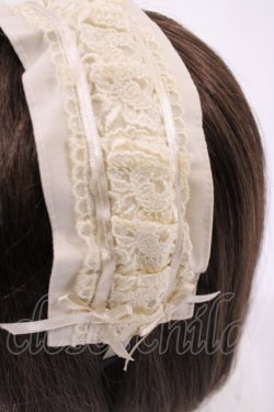 画像2: Innocent World / ヘッドドレス風カチューシャ Free 生成り H-26-01-06-1044-IW-AC-NS-ZH