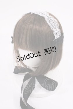 画像1: Chalmiere / シュエットヘッドドレス  ブラック H-26-01-06-1046-LO-ZA-NS-ZH