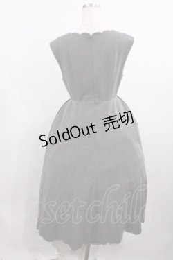 画像2: an another angelus / ローズカットワーク刺繍ジャンパースカート Free GRAY H-26-01-06-1005-CA-OP-NS-ZH