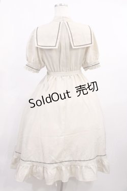 画像2: Kurumi Collaboration / マリンアカデミアワンピース M ベージュ H-26-01-06-1008-LO-OP-NS-ZH