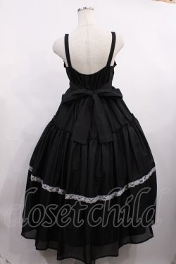 画像2: Lovely Tency / 眞白ありすコラボ/ティアードジャンパースカート M ブラック H-26-01-06-1001-LO-OP-NS-ZH