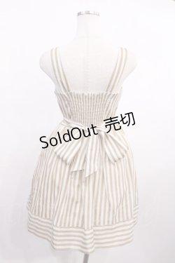 画像2: Fi.n.t / ストライプワンピース Free ベージュ H-26-01-06-1014-CA-OP-NS-ZH