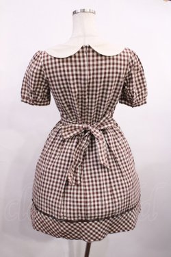 画像2: Fi.n.t / ギンガムワンピース Free ブラウン H-26-01-06-1015-CA-OP-NS-ZH