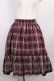 画像1: axes femme / イレヘムチェックスカート M ボルドー H-26-01-06-1018-AX-SK-NS-ZH (1)