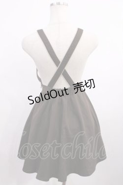 画像2: Fi.n.t / サスペンダー刺繍スカート Free ブラウン H-26-01-06-1022-CA-SK-NS-ZH